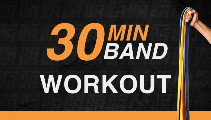 30 Minutes Resistance Band Follow Along Home Workout for Strength