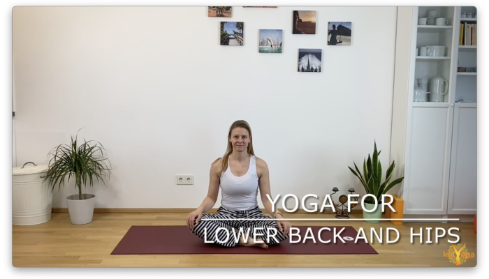 Yoga for lower back and hips